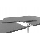 Стол ВВР Раздвижной пластиковый Будда/белый/белый конус 110-150/70